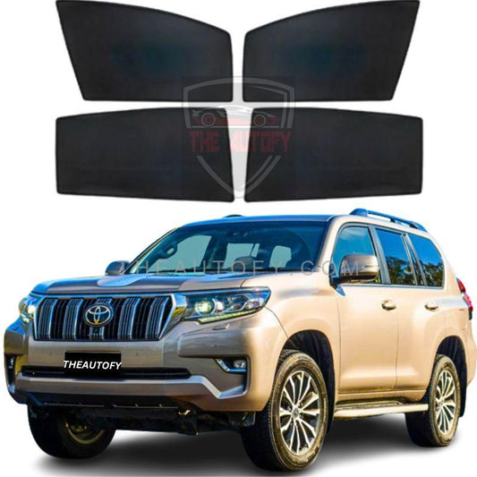 Toyota Prado LC150 Side Sun Shades 4pcs - Model 2009-2023 - THEAUTOFY.COM