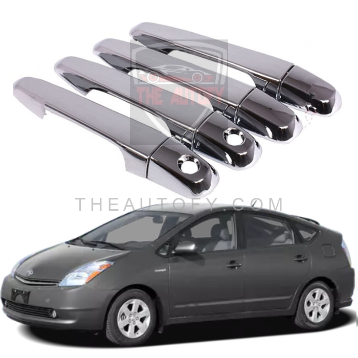 Toyota Prius Chrome Door Handle Covers 4pcs - Model 2003-2009