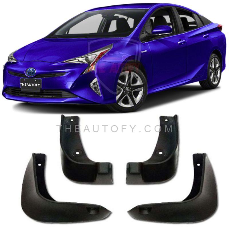 Toyota Prius Mud Flaps 4pcs - Model 2015-2023 - THEAUTOFY.COM