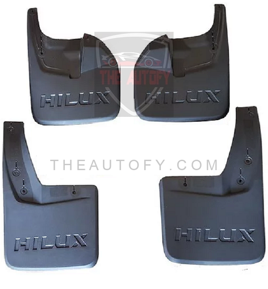 Toyota Hilux Revo Mud Flaps 4pcs - Model 2015-2025 - THEAUTOFY.COM