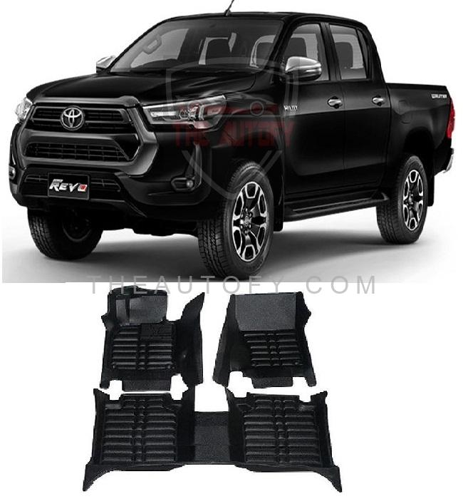 Toyota Hilux Revo Floor Mats - Model 2015-2025 - THEAUTOFY.COM