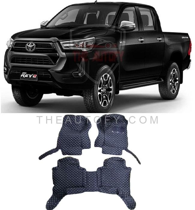 Toyota Hilux Revo Floor Mats - Model 2015-2025 - THEAUTOFY.COM