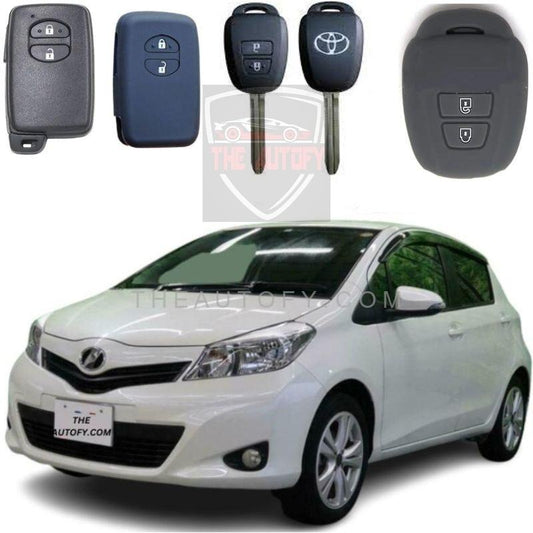 Toyota Vitz 2010-2024 Silicon Key Cover - THEAUTOFY.COM