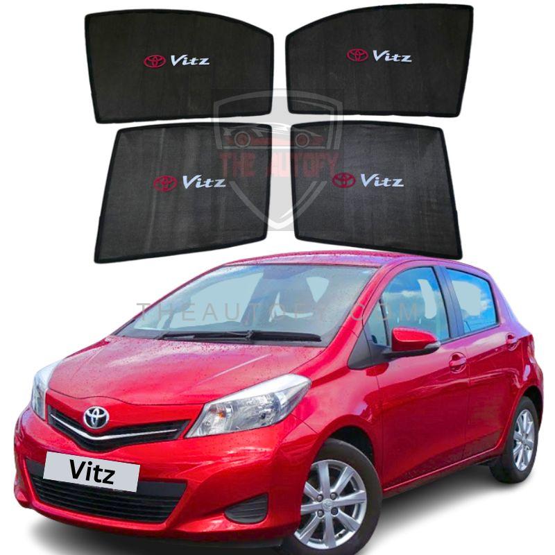 Toyota Vitz Side Windows Sun Shades 4pcs - Model 2010-2014 - THEAUTOFY.COM