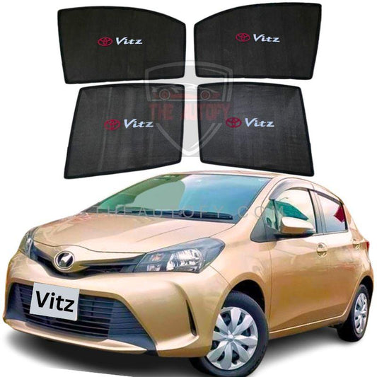 Toyota Vitz Side Windows Sun Shades 4pcs - Model 2014-2017 - THEAUTOFY.COM