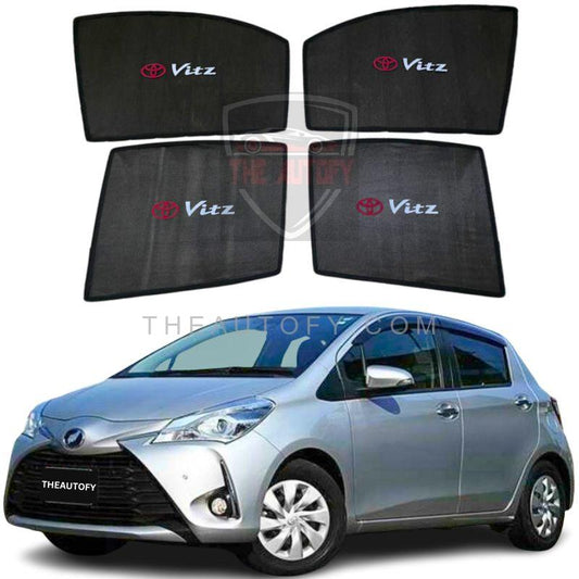 Toyota Vitz Side Sun Shades 4pcs - Model 2017-2019 - THEAUTOFY.COM