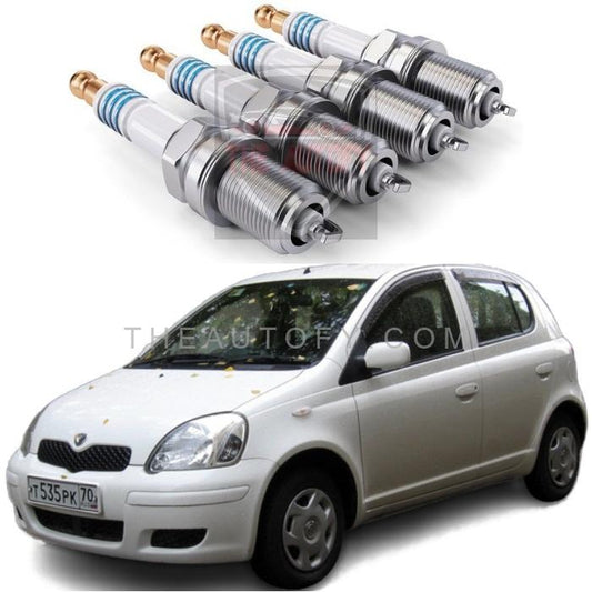 Toyota Vitz Spark Plugs Set of 4pcs - Model 1998-2005 - THEAUTOFY.COM