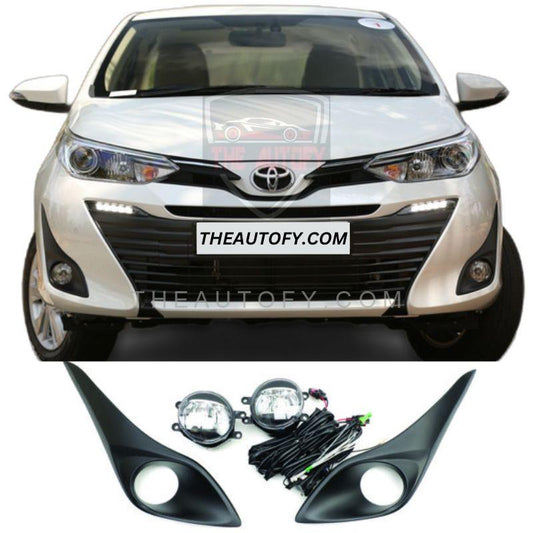 Toyota Yaris Fog Lamps Bumper Light - Model 2020-2025 - THEAUTOFY.COM