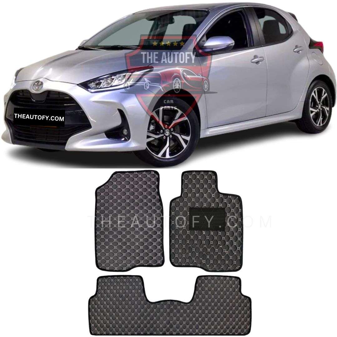 Toyota Yaris Hatchback Floor Mats - Model 2020-2025 - THEAUTOFY.COM