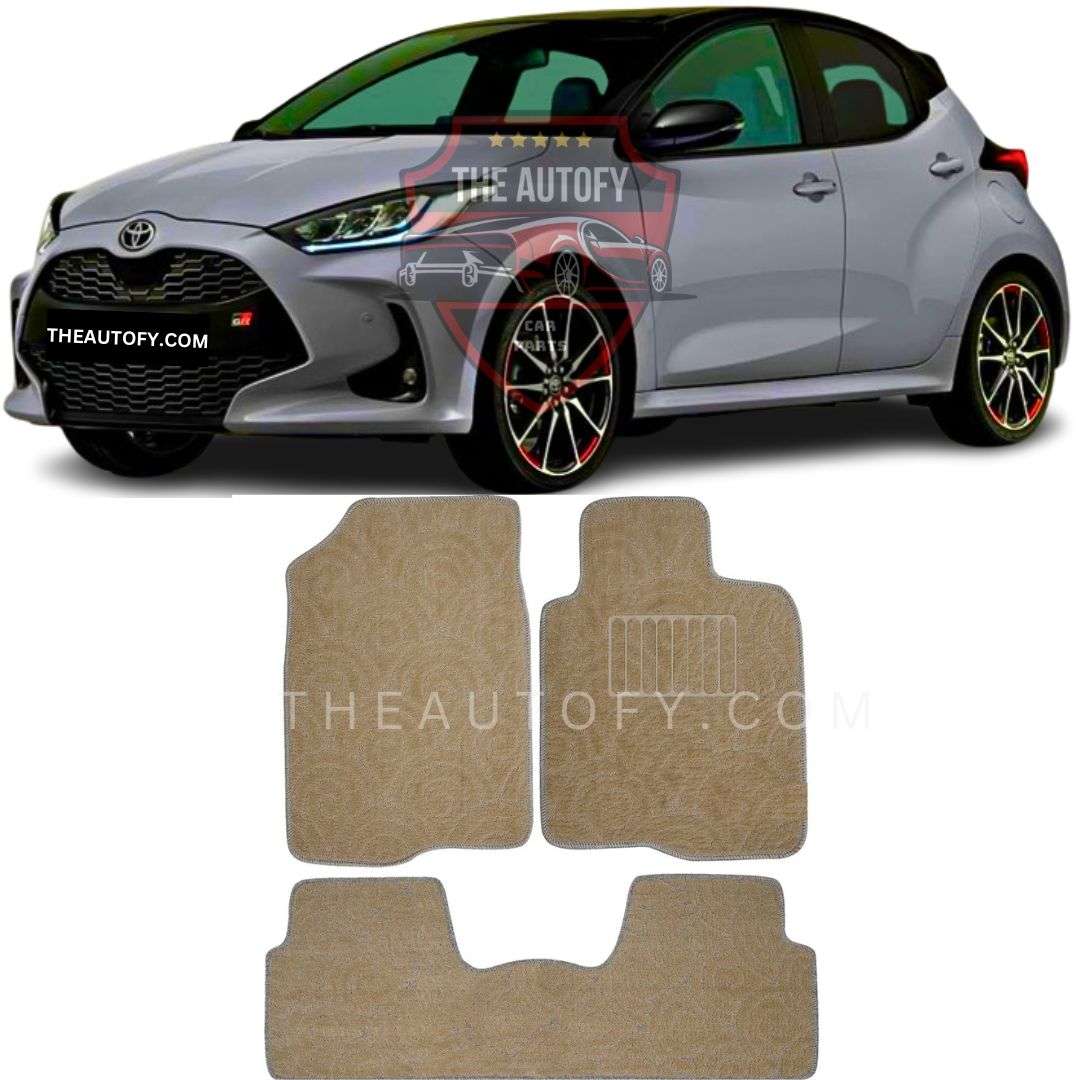 Toyota Yaris Hatchback Floor Mats - Model 2020-2025 - THEAUTOFY.COM