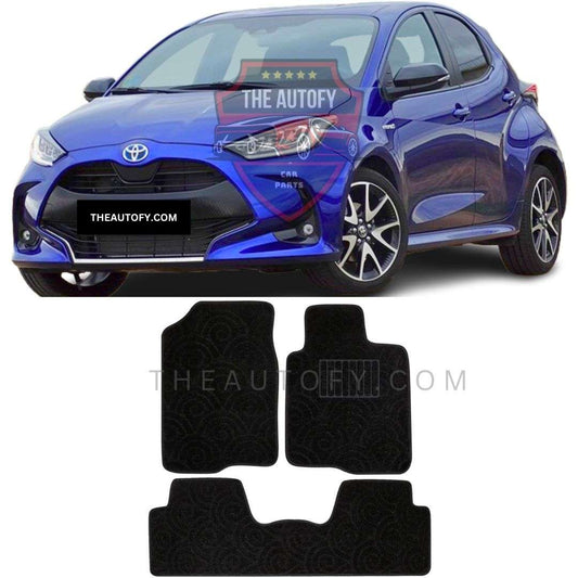 Toyota Yaris Hatchback Floor Mats - Model 2020-2025 - THEAUTOFY.COM