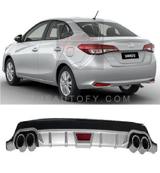 Toyota Yaris Rear Bumper Diffuser - Model 2020-2025 - THEAUTOFY.COM
