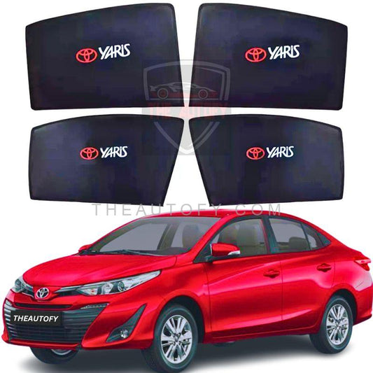 Toyota Yaris Side Sun Shades 4pcs - Model 2020-2025 - THEAUTOFY.COM