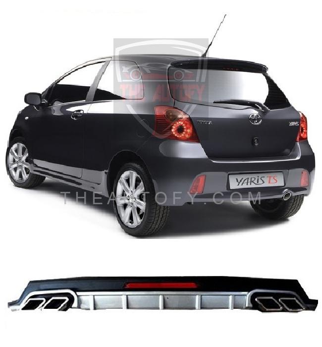 Toyota Vitz Rear Bumper Diffuser - Model 2005-2010