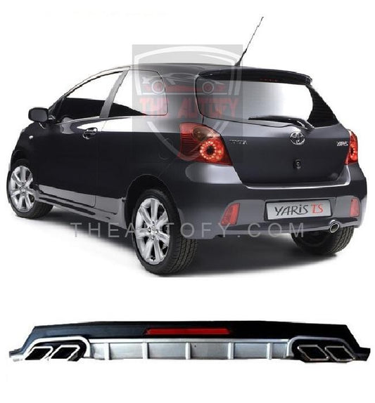Toyota Vitz Rear Bumper Diffuser - Model 2005-2010 - THEAUTOFY.COM