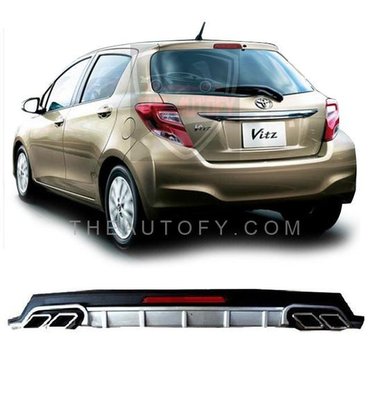 Toyota Vitz Rear Bumper Diffuser - Model 2010-2017 - THEAUTOFY.COM