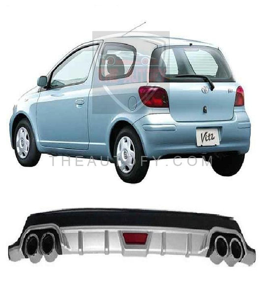Toyota Vitz Rear Bumper Diffuser - Model 1988-2005 - THEAUTOFY.COM