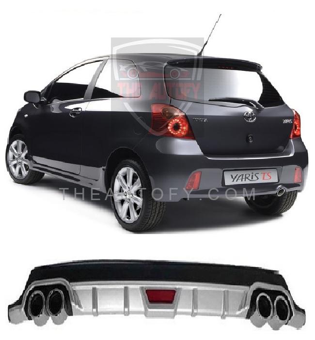 Toyota Vitz Rear Bumper Diffuser - Model 2005-2010