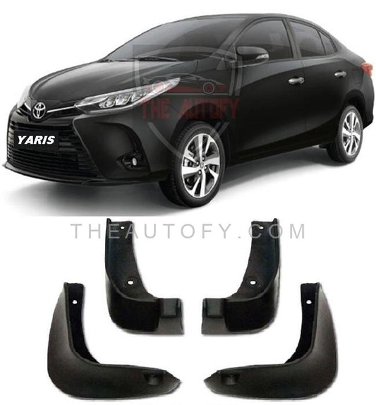 Toyota Yaris Mud Flaps 4pcs - Model 2020-2025 - THEAUTOFY.COM