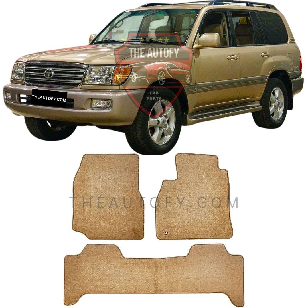 Toyota Land Cruiser FJ100 Floor Mats - Model 1998-2007 - THEAUTOFY.COM