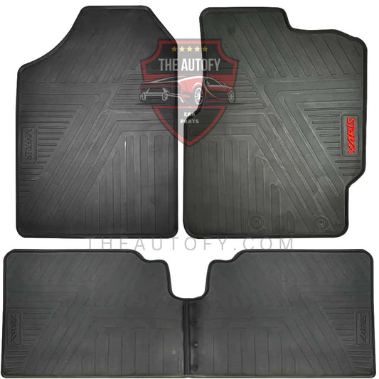 Toyota Yaris Latex Rubber Floor Mats - Model 2020-2025