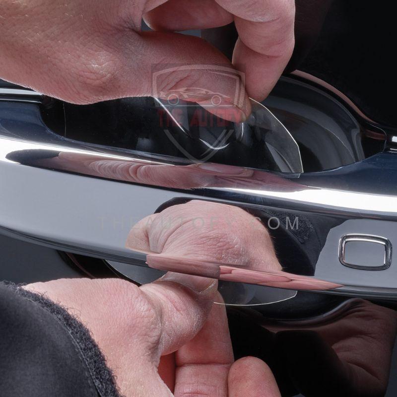 Transparent Car Door Handle Bowl Tummy Protector - THEAUTOFY.COM