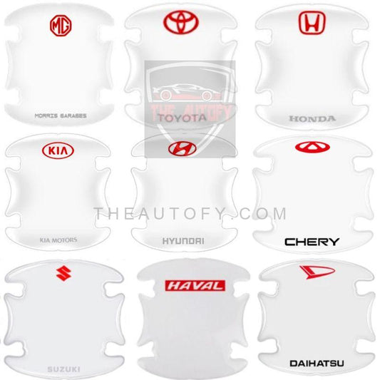 Transparent Car Door Handle Bowl Tummy Protector - THEAUTOFY.COM