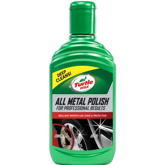 Turtle Wax Premium All Metal Polish - 325 ML - THEAUTOFY.COM