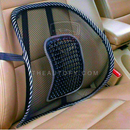 Car Seat Back Care Massage Lumbar Support - Universal - THEAUTOFY.COM