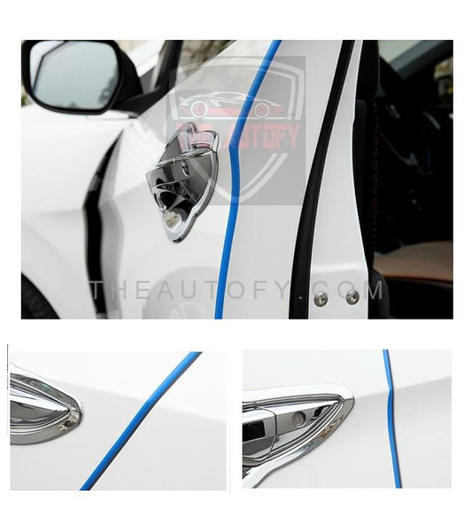 Universal Door Guards Protector Roll - Blue - THEAUTOFY.COM