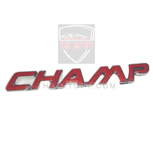 Toyota Hilux Vigo CHAMP Red Logo Monogram - THEAUTOFY.COM