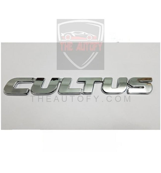 Suzuki Cultus Rear Logo Monogram - Model 2017-2025 - THEAUTOFY.COM