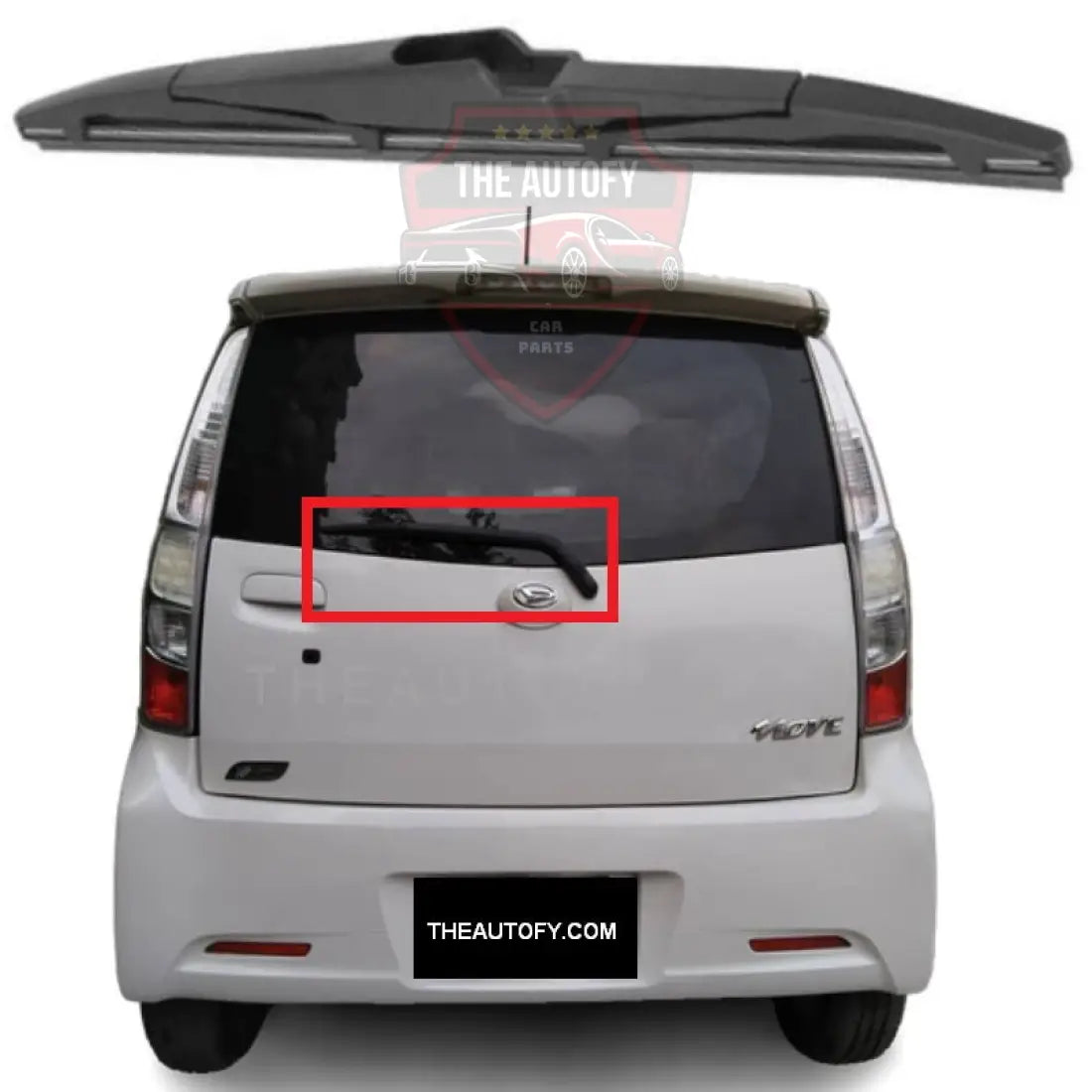 Daihatsu Move Rear Wiper Blade Model 2011-2014 - THEAUTOFY.COM