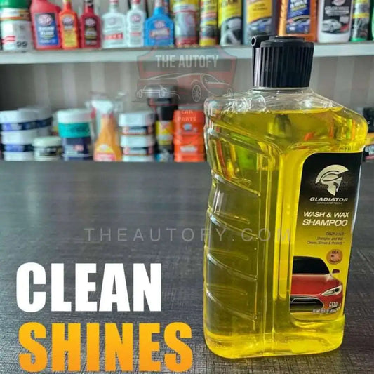 Gladiator Car Wash And Wax Shampoo - 450 ML - THEAUTOFY.COM