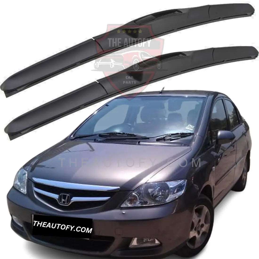 Honda City Windshield Wiper Blades 2pcs - Model 2006-2009 - THEAUTOFY.COM