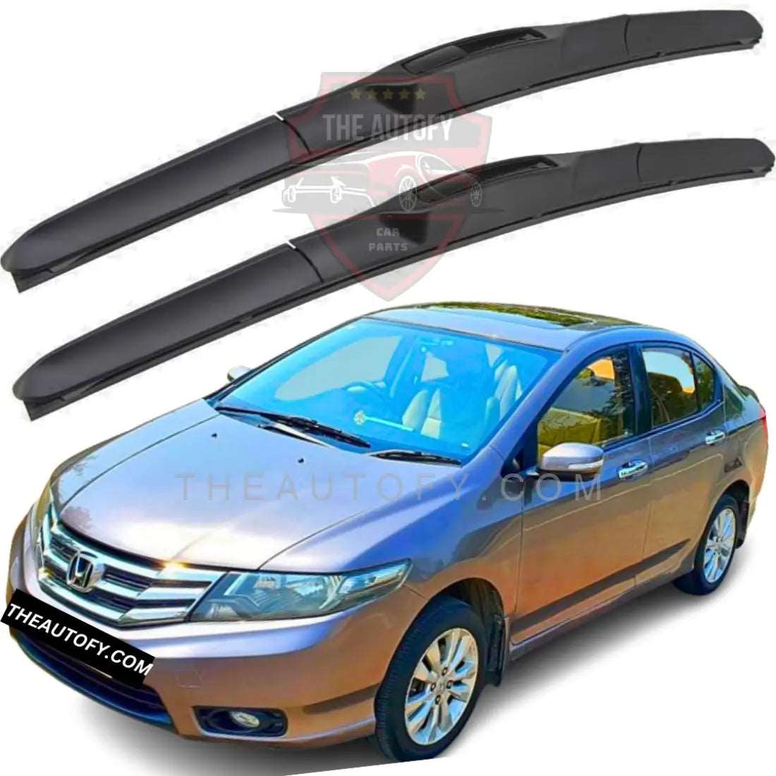 Honda City Windshield Wiper Blades 2pcs - Model 2009-2021 - THEAUTOFY.COM