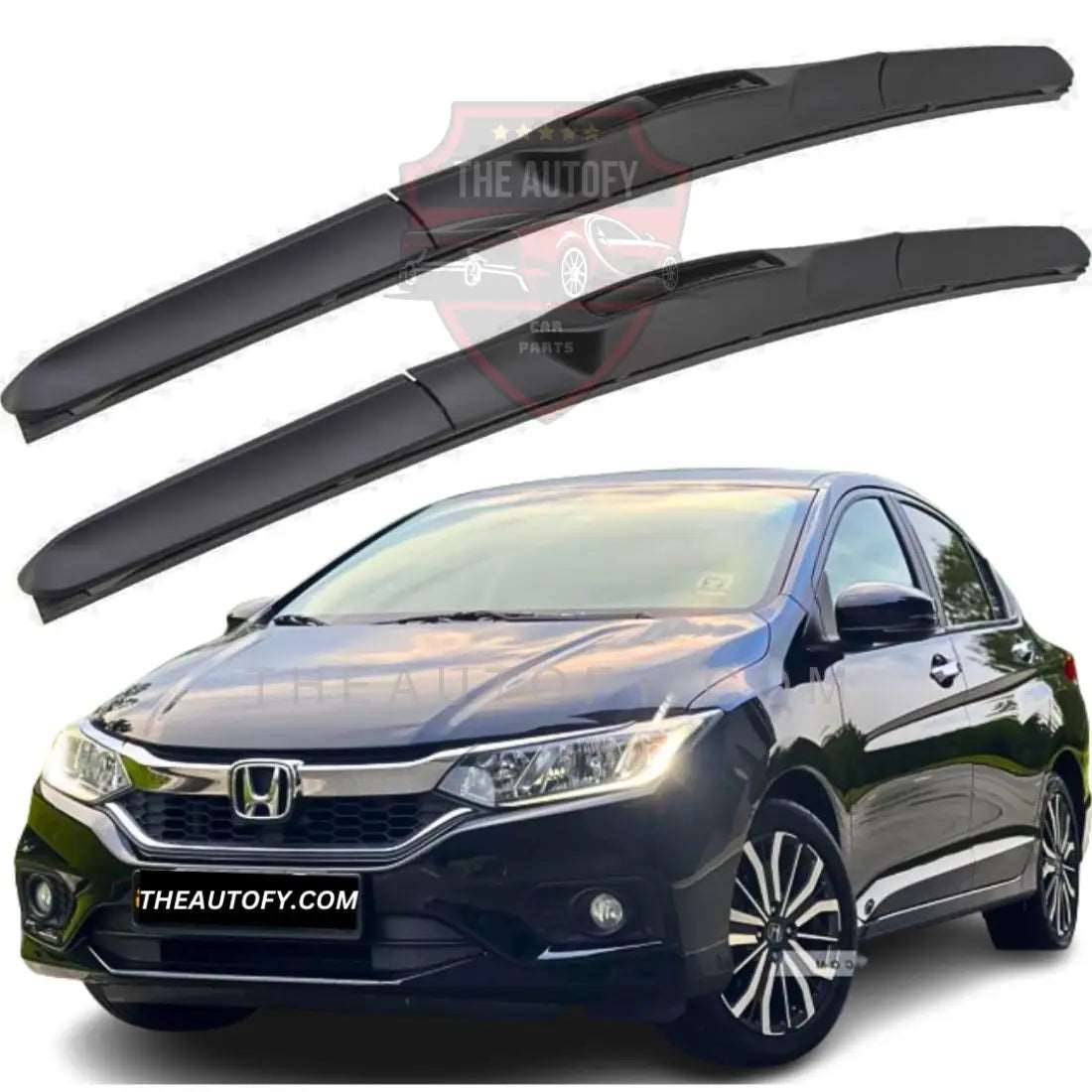 Honda City Windshield Wiper Blades 2pcs - Model 2021-2025 - THEAUTOFY.COM