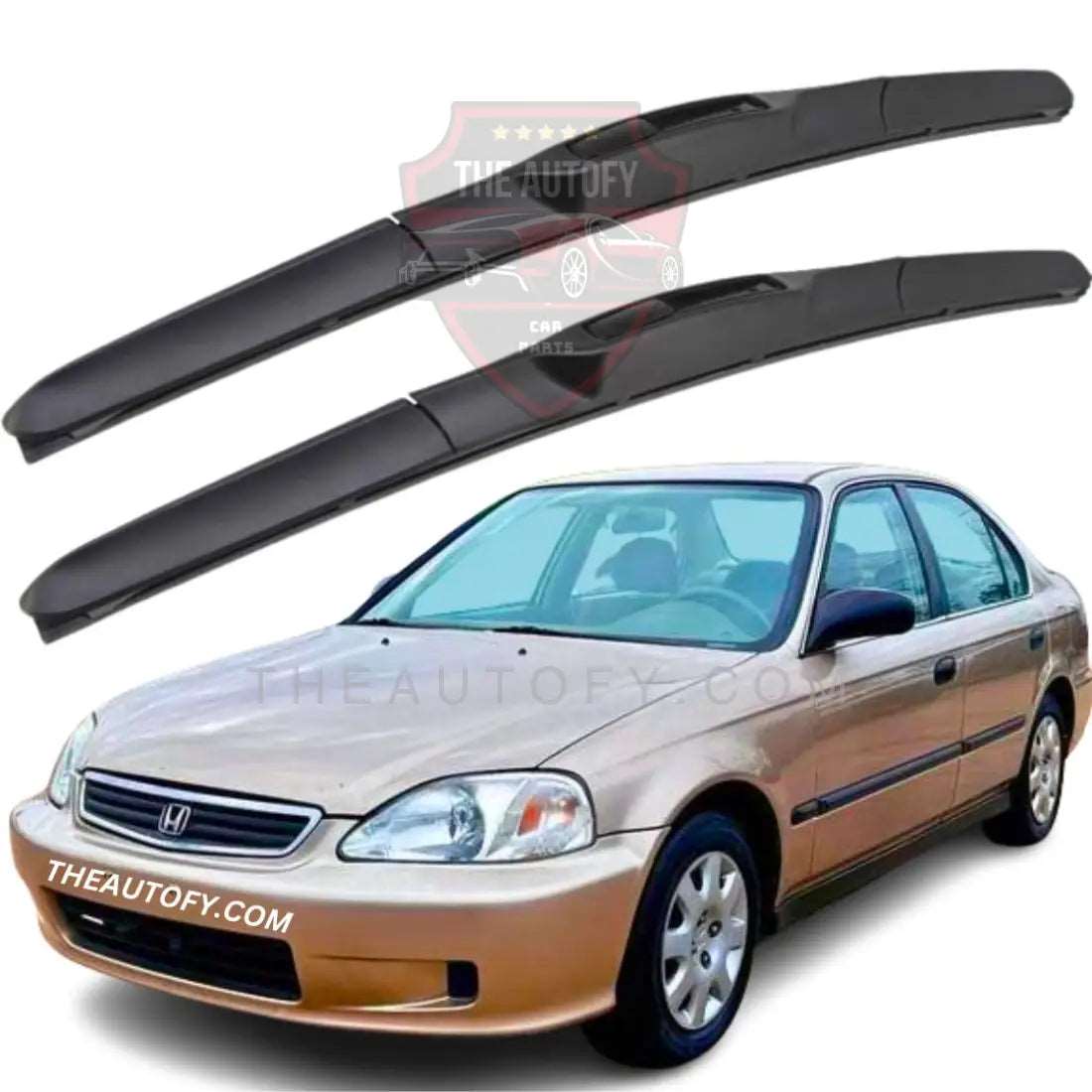 Honda Civic Windshield Wiper Blades 2pcs - Model 1996-2001 - THEAUTOFY.COM