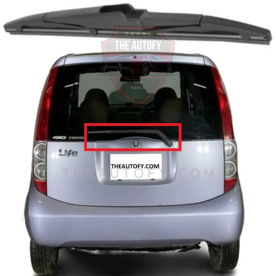 Honda Life Rear Wiper Blade Model 2003-2008 - THEAUTOFY.COM