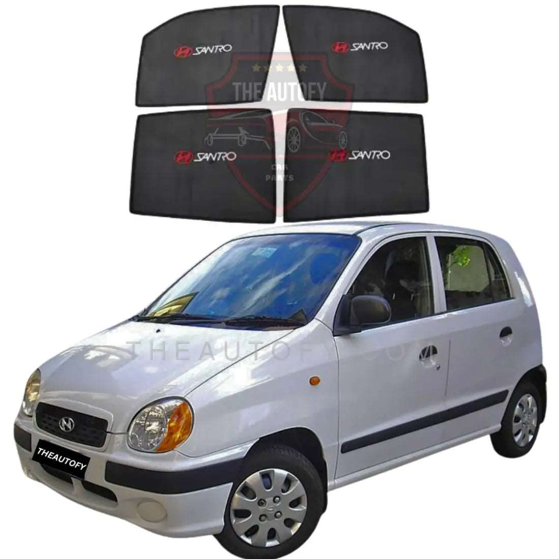 Hyundai Santro Side Sun Shades - Model 2003-2014 - THEAUTOFY.COM