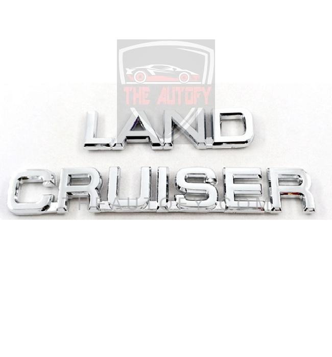 Toyota Land Cruiser Chrome Logo Monogram - THEAUTOFY.COM