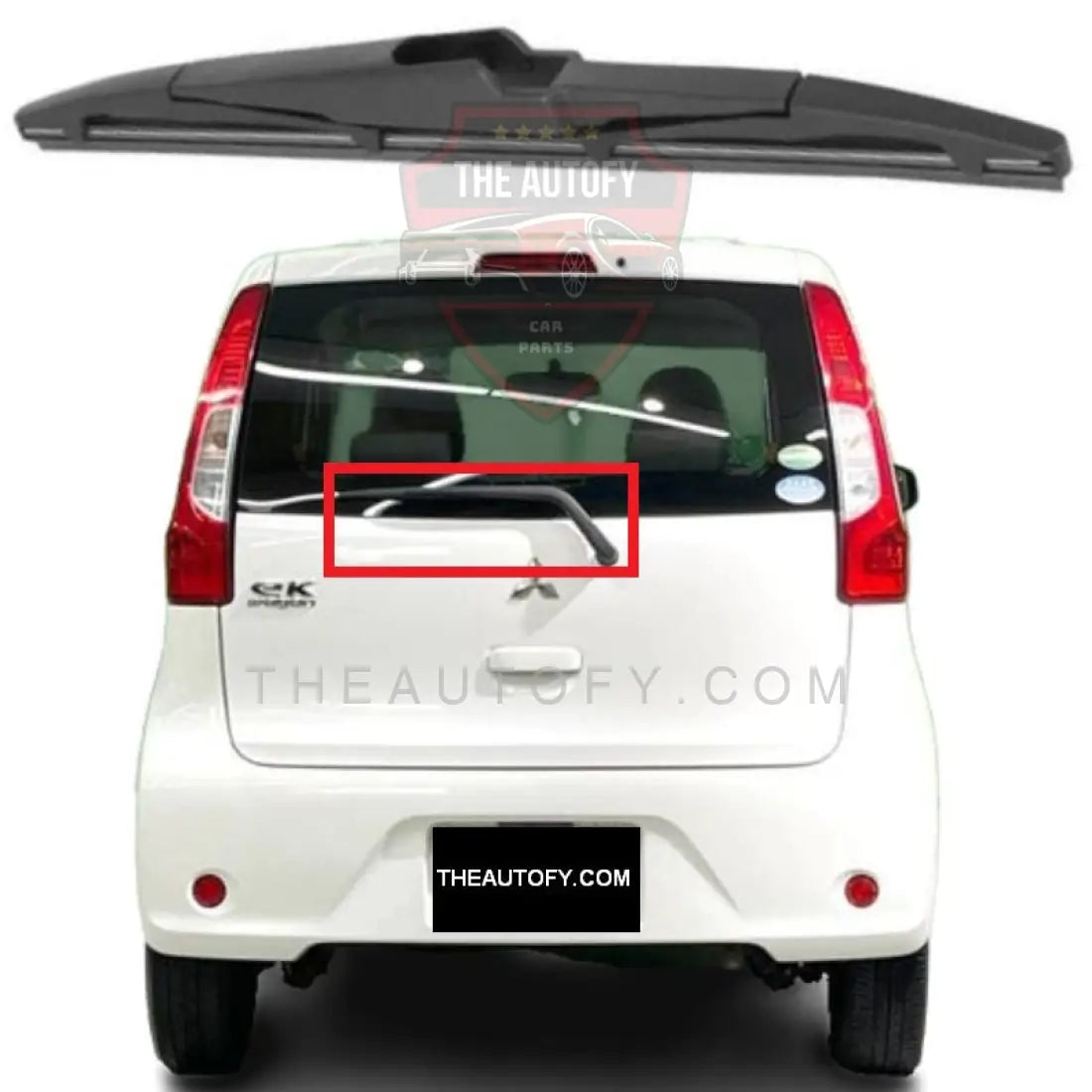 Mitsubishi Ek Custom Wagon Rear Wiper Blade - Model 2013-2019 - THEAUTOFY.COM