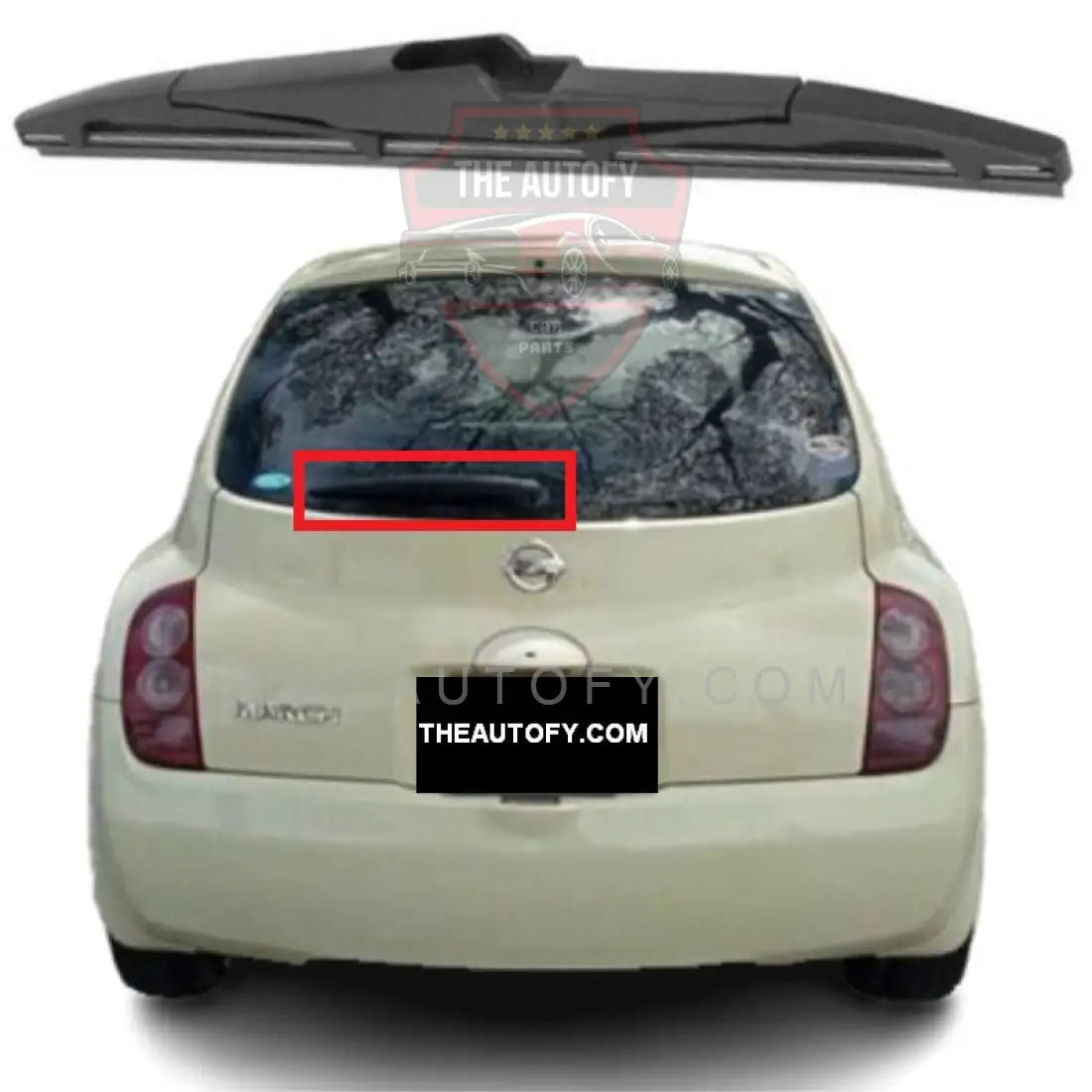 Nissan March Rear Wiper Blade Model 2002-2010 - THEAUTOFY.COM