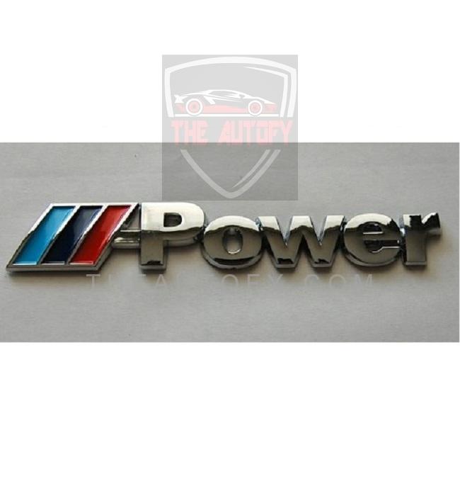 Power Monogram | Emblem | Decal | Logo - THEAUTOFY.COM