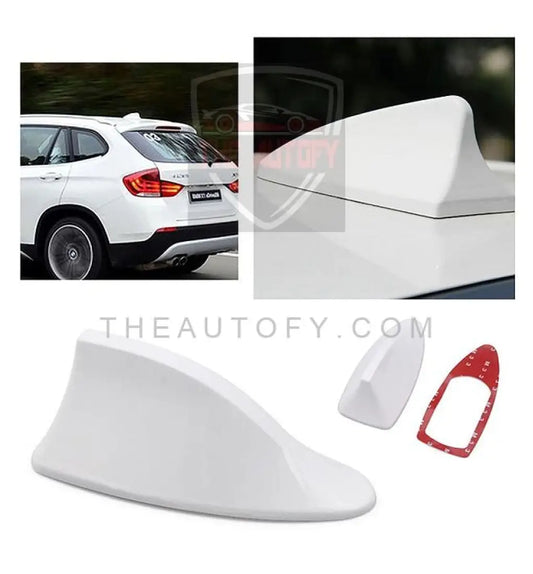 Shark Fin style Car Antenna - White - THEAUTOFY.COM