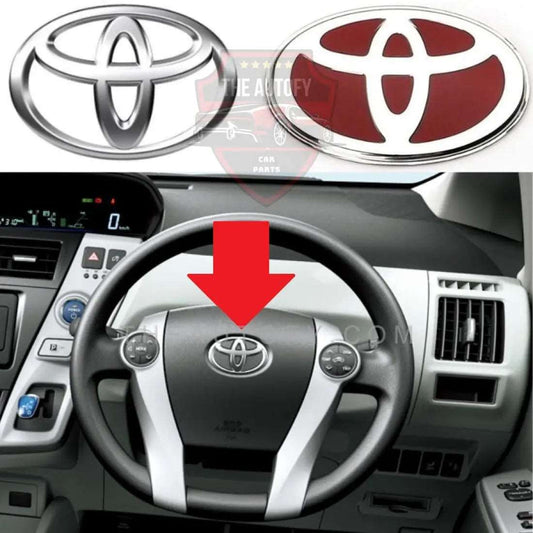 Steering Logo For Toyota Prius Alpha 2011-2021 - THEAUTOFY.COM