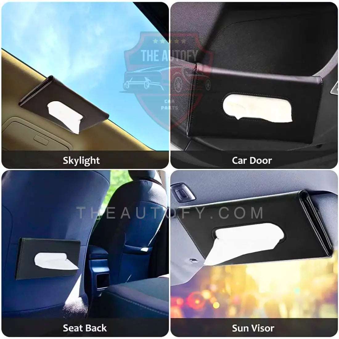 Sun Visor Car Tissue Box Holder - THEAUTOFY.COM