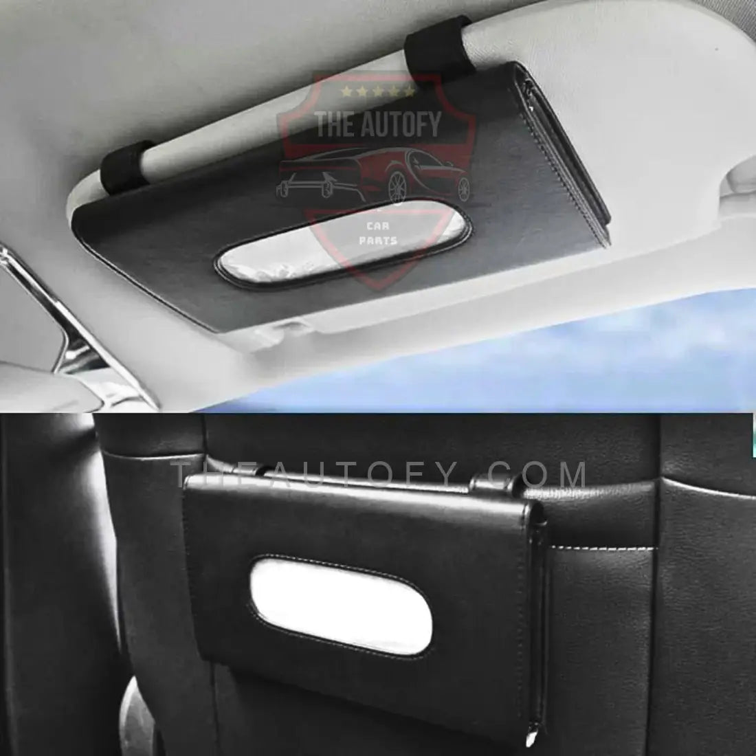 Sun Visor Car Tissue Box Holder - THEAUTOFY.COM