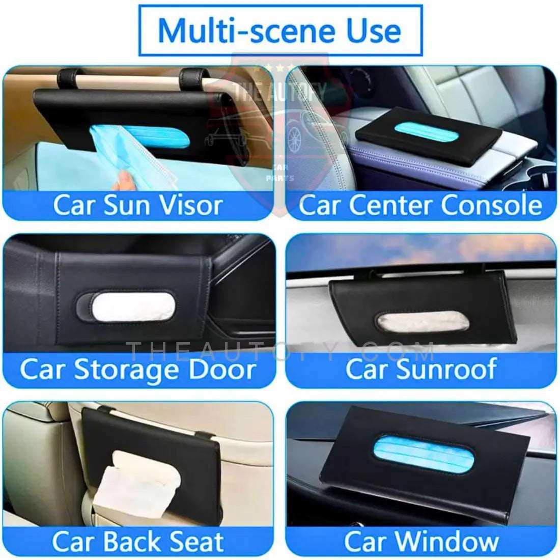 Sun Visor Car Tissue Box Holder - THEAUTOFY.COM