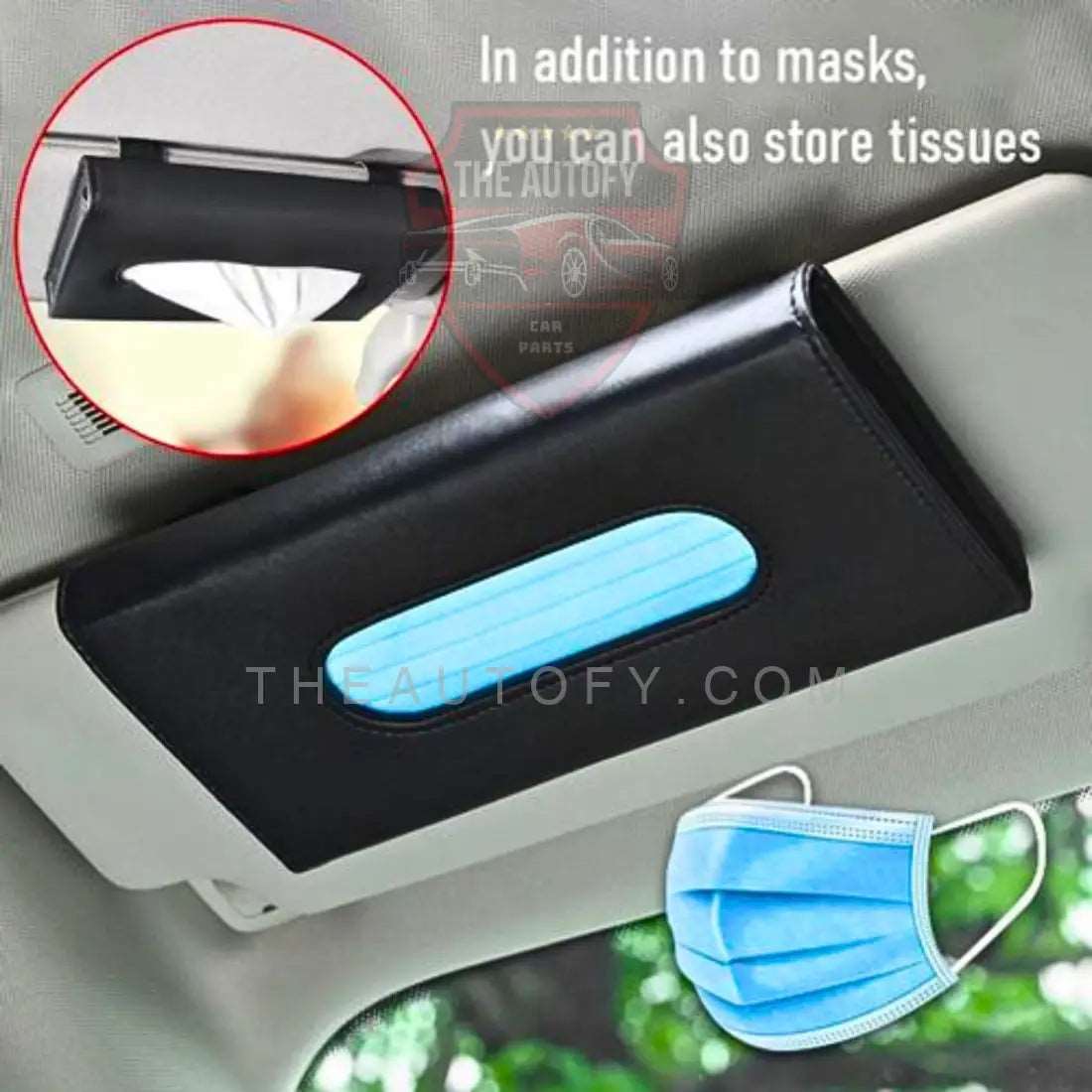 Sun Visor Car Tissue Box Holder - THEAUTOFY.COM